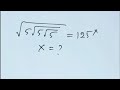 Find X ? Square Root Algebra Math Simplification Equation Number 42 || Algebra Math Simplification