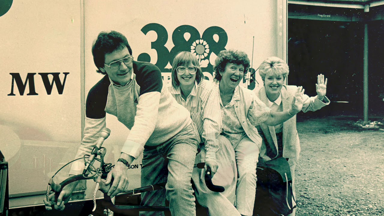 Steph Voice-Over at Severn Sound 1990