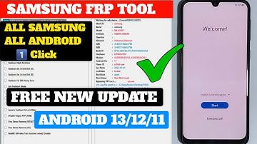 Android Utility Tool Samsung FRP Bypass Android 11/12/13 Adb Fail Fixed | Samsung FRP Tool 2023