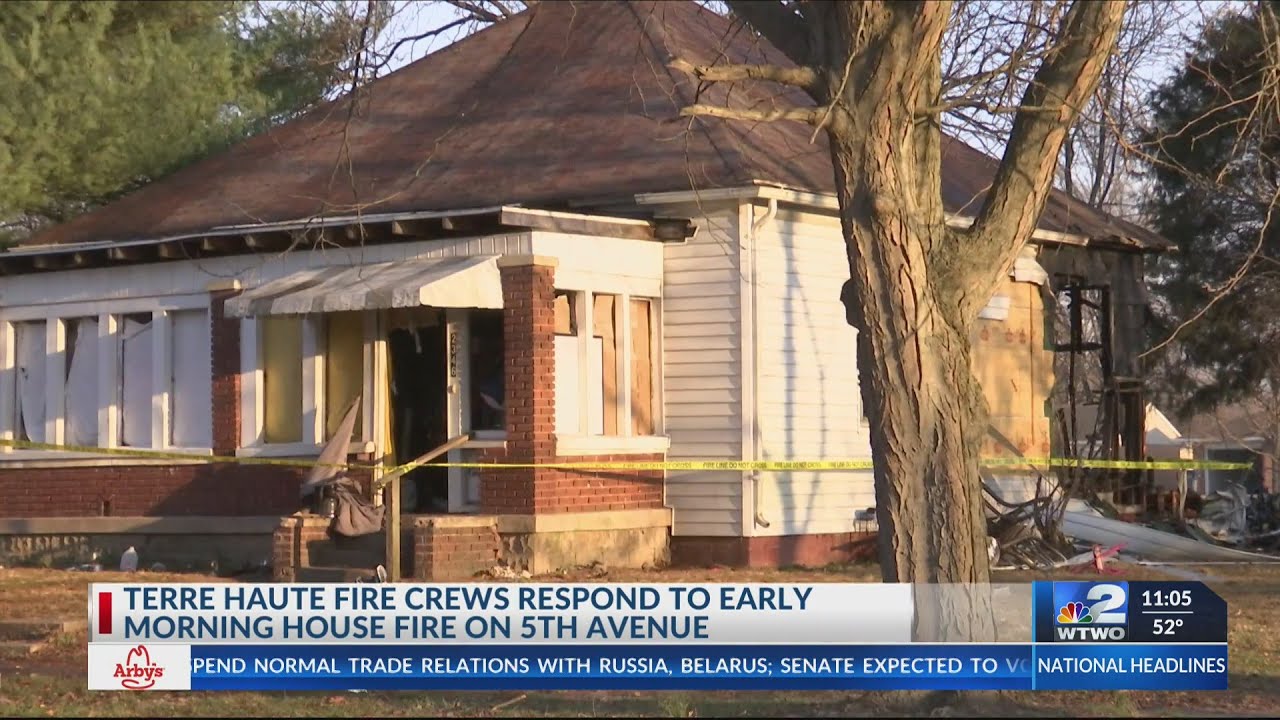 Update: 1 injured in Terre Haute house fire on 5th Avenue - YouTube