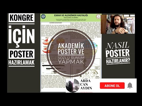 Video: Poster Nasıl Yazılır