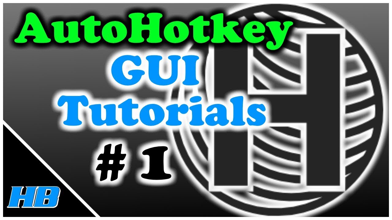 Autohotkey Gui Tutorial 1 Creating Your Template Demos Youtube