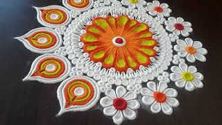 Special Festival Rangoli | Colorful Rangoli Design | Gudi Padwa Special
