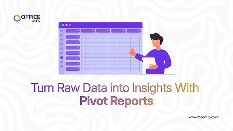Master Pivot Tables in Minutes | Dynamic Pivot Reports to Analyze Data | Office24by7