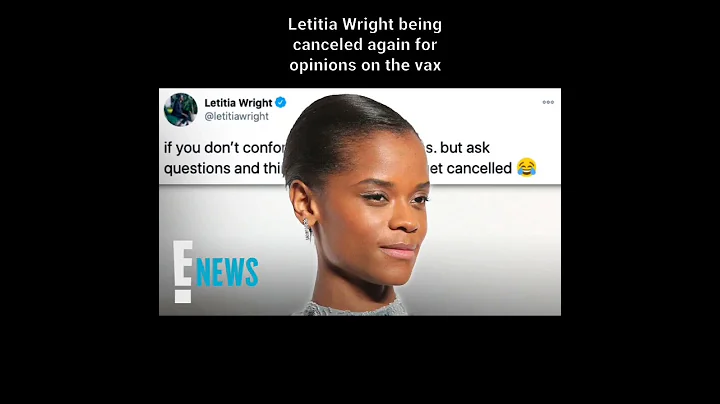 Letitia Wright canceled again! Black Panther 2 sta...