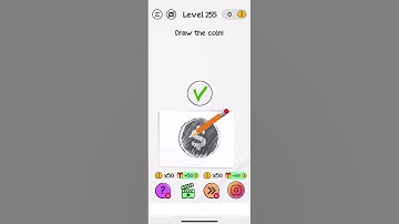 Braindom Level 255 Draw the coin Answer