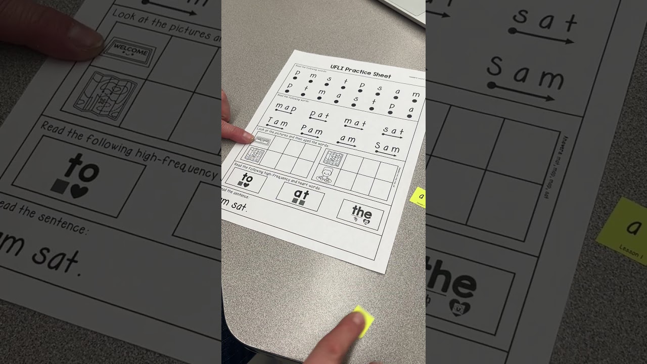 UFLI practice page 5 video