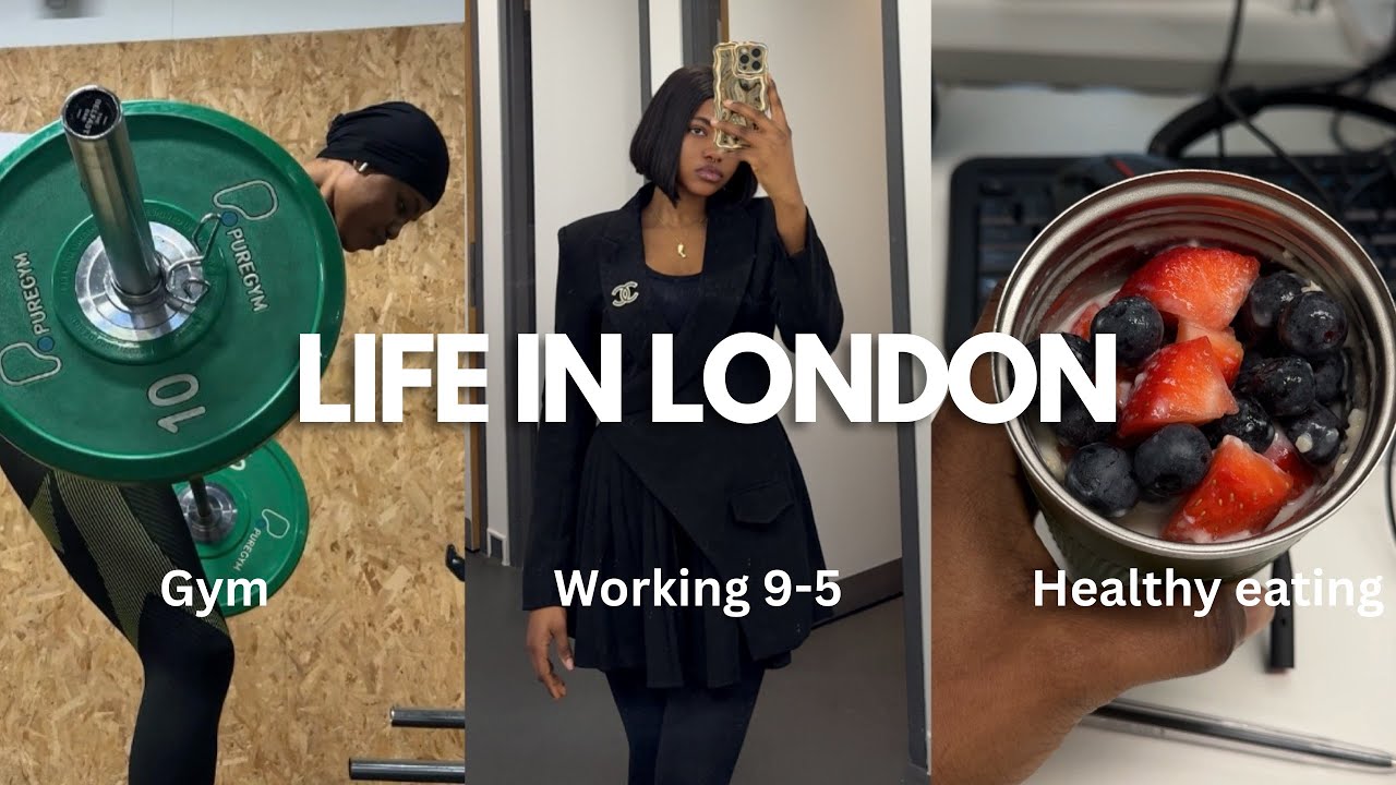 LIFE IN LONDON 🇬🇧: What Working 9-5 in the NHS looks like + Gym 