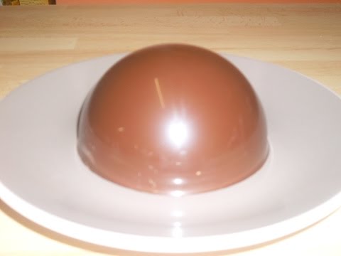 Comment faire une coque (dôme) au chocolat? technique de pâtisserie