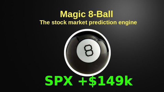 Set Of Four Magic 8 Balls With Negative Predictions Isolated On