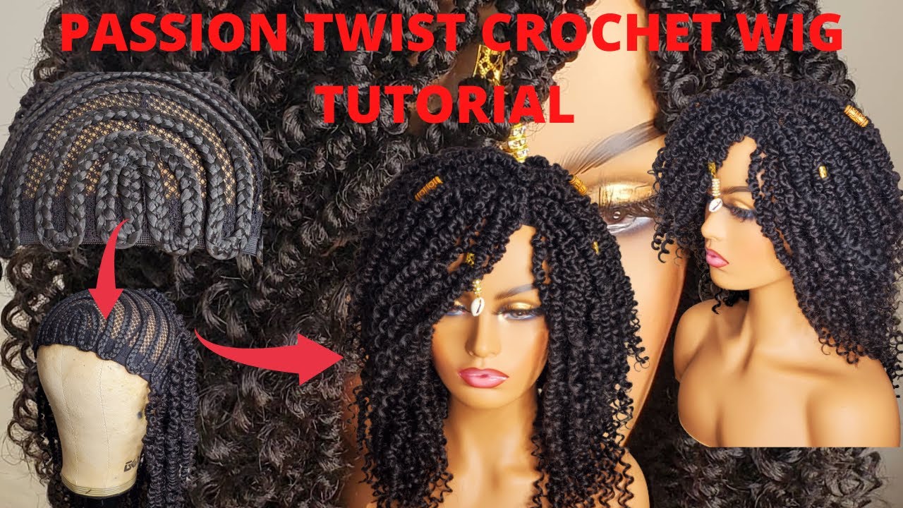 Download How to create a Passion Twist Crochet Wig on a Braided Wig Cap