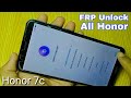 Honor 7c Frp Bypass 2021 Without Pc Honor Google Lock Remove No Talkback No Code