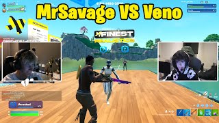 MrSavage VS Veno 2v2 TOXIC Fights w\/ Mongraal \& Pinq!