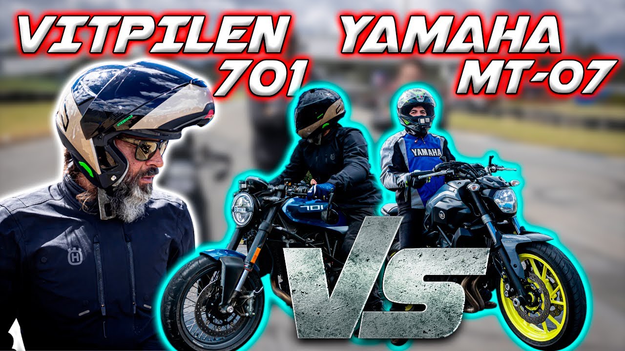 MUY BRUTAL 😲 Yamaha MT07 VS Vitpilen 701😨