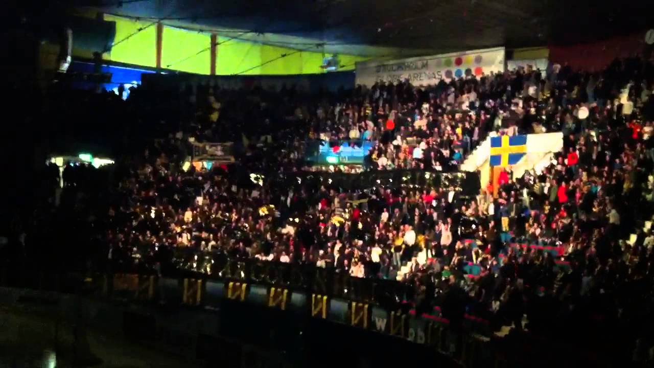 AIK Timrå Hovet 2012-12-28 allsång intro entre