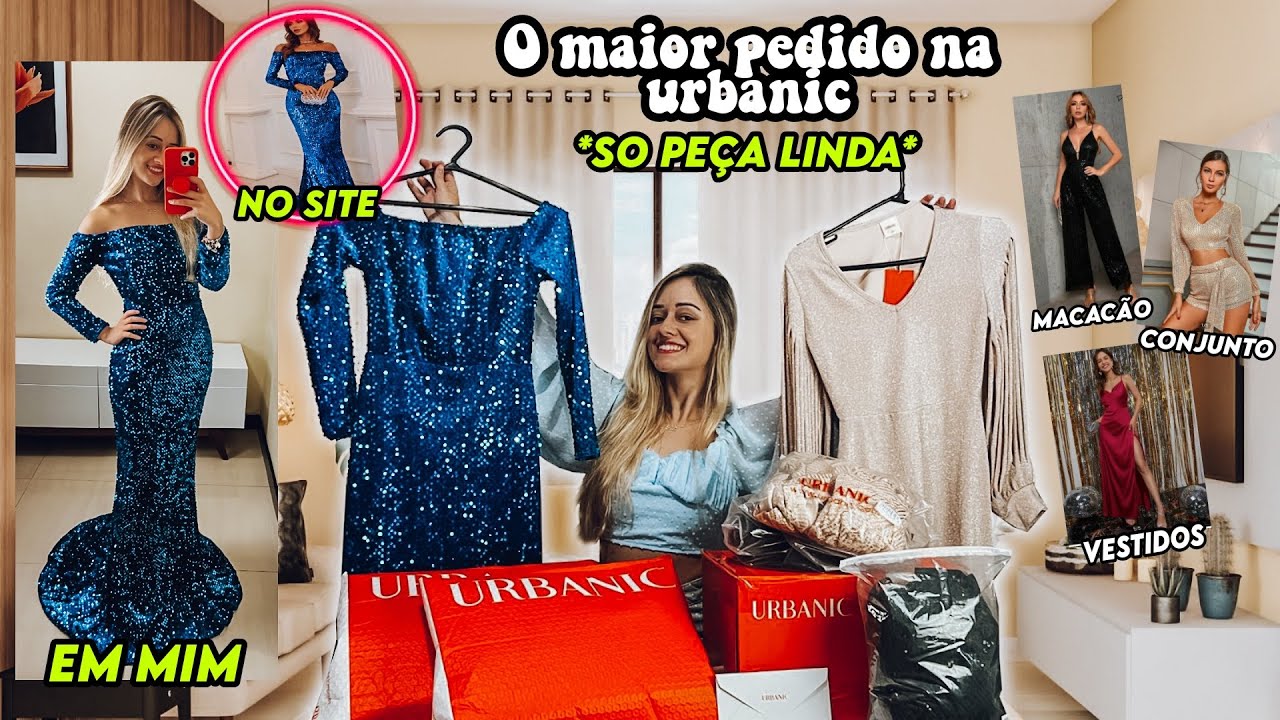 URBANIC VESTIDOS, MACACÃO E CONJUNTOS *PROVANDO TUDO*