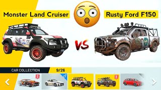 Extreme Car Driving Simulator 2022 - Monster Land Cruiser vs Rusty Ford F150. Who is Best? screenshot 4