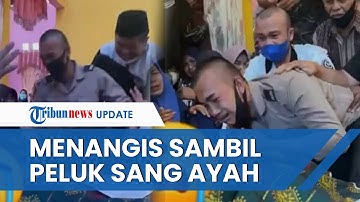 Tangis Bintara Polri Peluk Jasad Ayah yang Meninggal seusai Dirinya Lulus Polisi, Sudah 2 Kali Gagal
