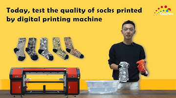 Socks Printing Machine/How to test the breathability and color fastness of seamless printed socks?