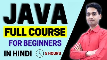 Java Full Course In Hindi | Complete Java Programming | Java Tutorial For Beginners In Hindi