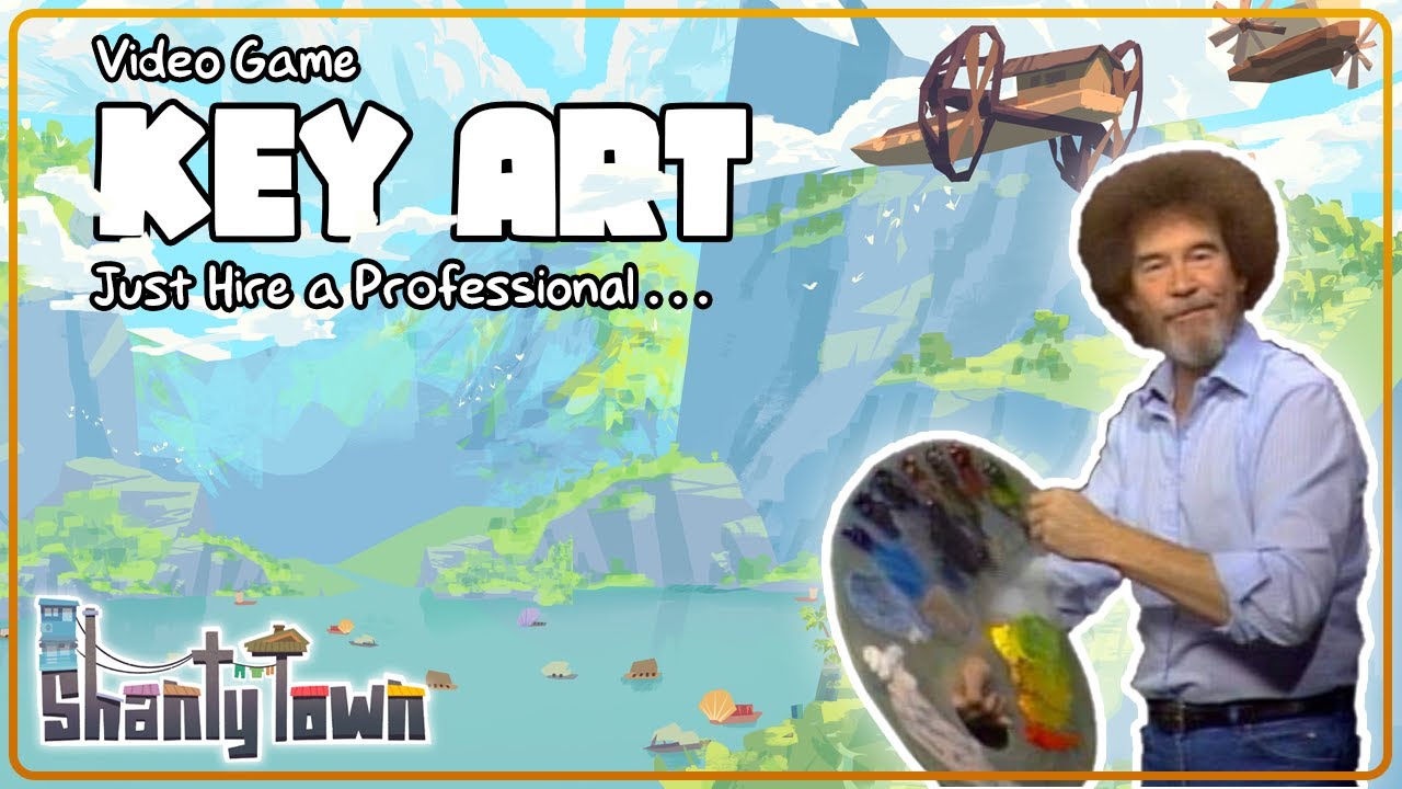 Shanty Town - [ Devlog 19 ] - Key Art: The First Impression