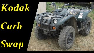 Replacing the carburator on the Yamaha Kodiak 4 wheeler