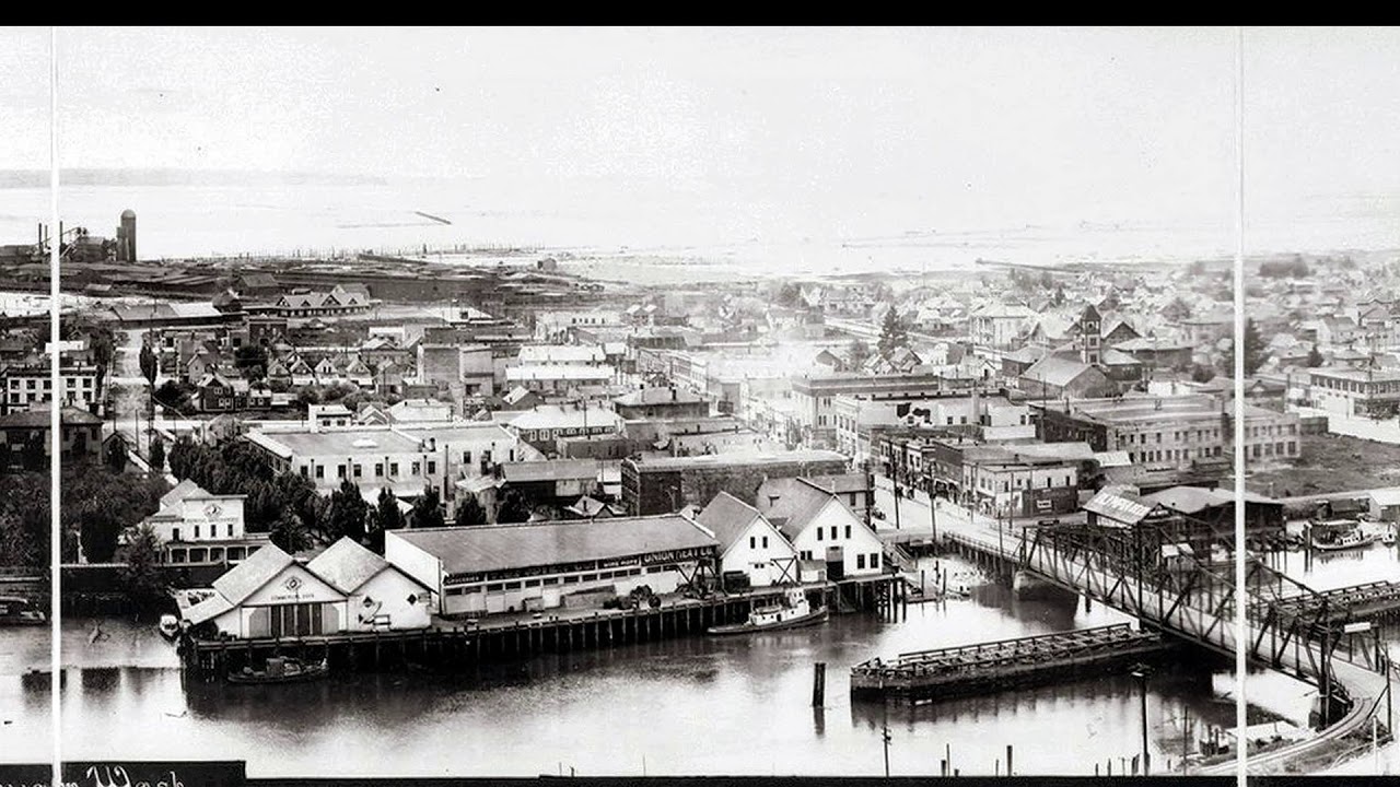 1914 Panoramic: Hoquiam,Grays Harbor County,Washington 98550