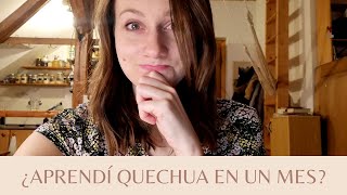 ¿Aprendí quechua en un mes?  reto || Georgie en español