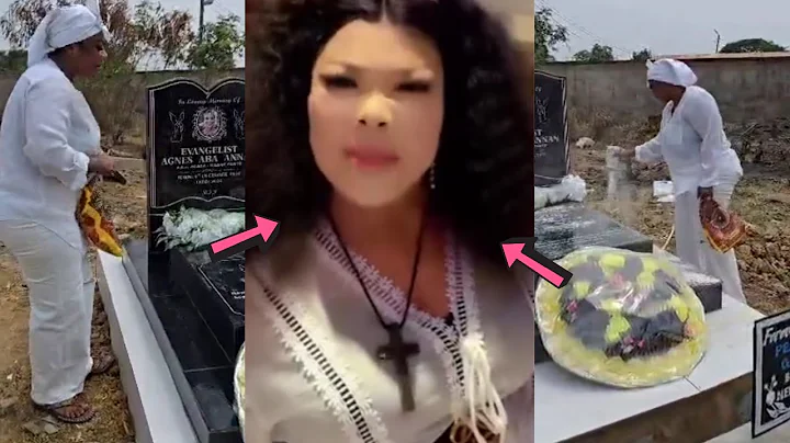 Latest! My mother Ghost will hunt U Agradaa_ Empress Gifty storm Her Mum Grave Today again&  Cursed