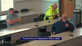 Board of Selectmen Meeting 5/4/26