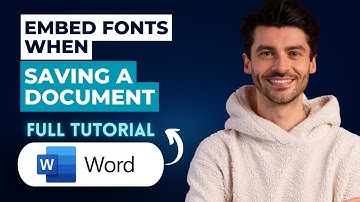 How to Embed Fonts when Saving a Word Document [2025 Guide]