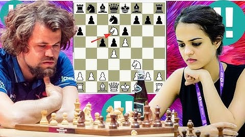 Super chess game 14 By Magnus Carlsen vs Tania Sachdev