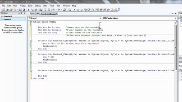 VB : Variable Explanation : Tutorial 3