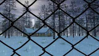 live wallpaper free, House in Winter Forest at Dusk HD