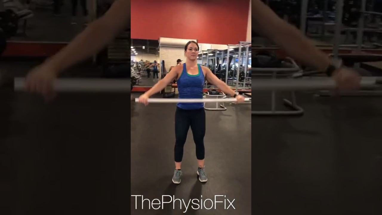 Shoulder mobility warmup pvc dislocates/rotates YouTube