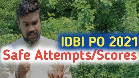 IDBI PO 2021 SAFE SCORE to Qualify for Interview