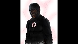 The Flash - Black Flash Time Lapse Drawing