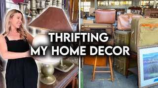 VINTAGE + THRIFT SHOP WITH ME | HIGHEND HOME DECOR ON A BUDGET