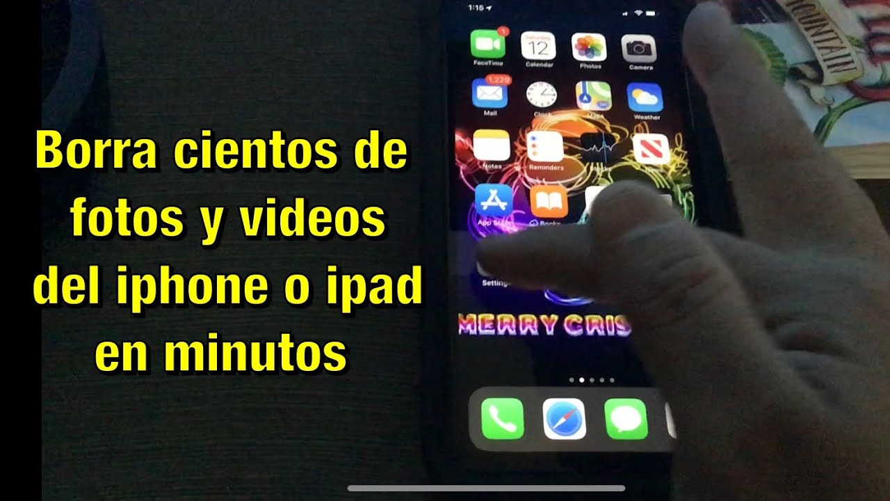 Como borrar datos del sistema iphone