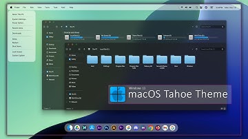 Transform Your Windows 11 into macOS Tahoe Look | Ultimate Customization 2025