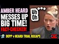 HUGE MISTAKE! Footage PROVES Amber Heard Is LYING To Jury in Johnny Depp Trial | Fact Check