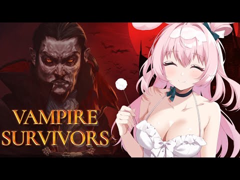 【Vampire Survivors】絶対に泣かない配信　どぼじで禁止【兎桃みみこ/Vtuber】