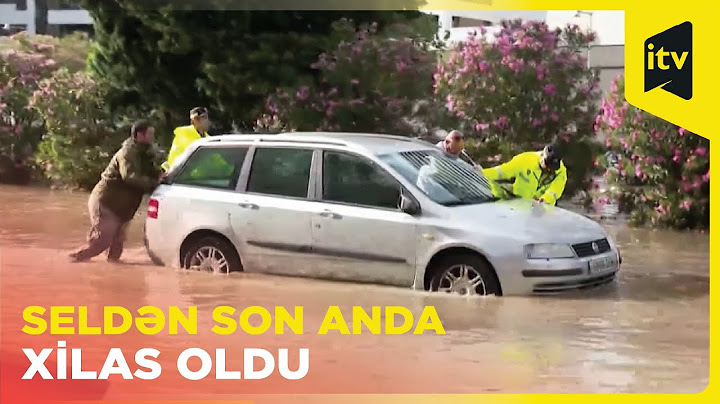 İspaniyanın Zaraqoza şəhərindən dəhşətli görüntülər: Şəhər sel altında qaldı