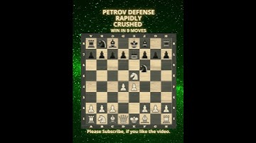 Petrov Defense | Rapidly Crushed | Chess Openings | Chess Tricks