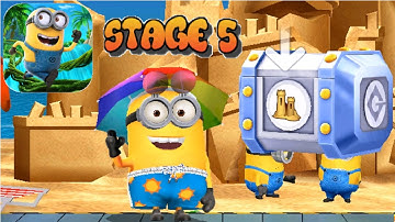 BEACHGOER Minion Rush SUMMER CONTES EVENT stage 5 reward - gameplay walkthrough android / ios