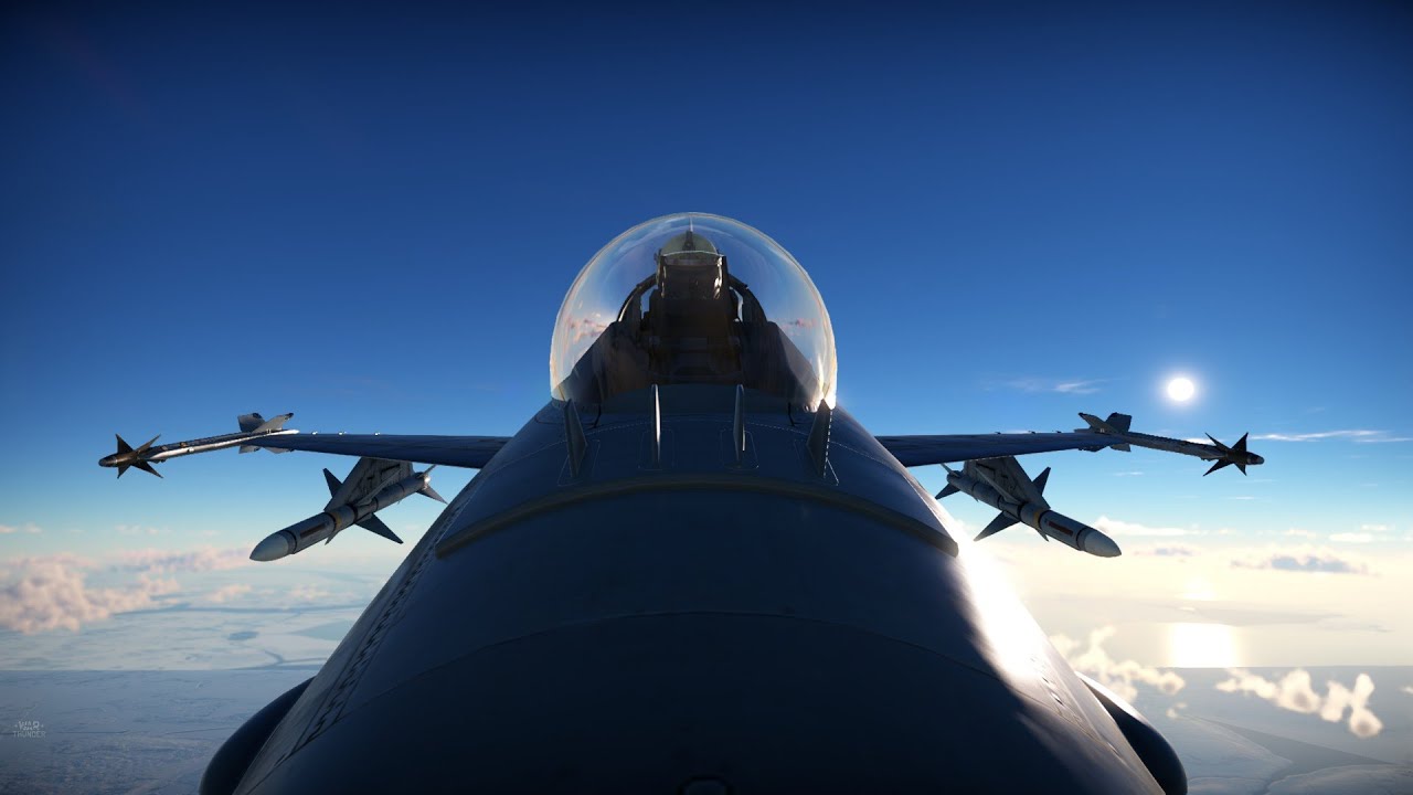 F-16 ADF Simulator VR Ace in under 5 minutes - War Thunder Gameplay ...