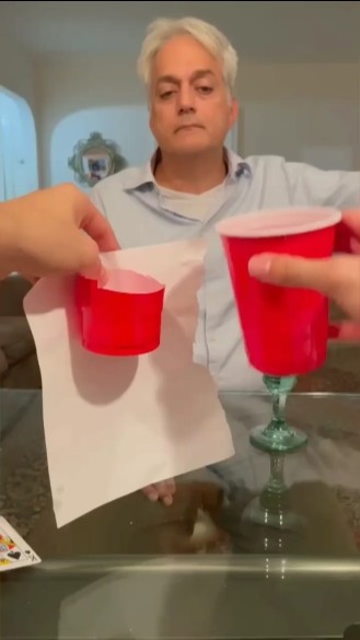 Amazing Cup Magic Tricks Tutorial 😱😂 #magic #shorts #funnyshorts #funny ...