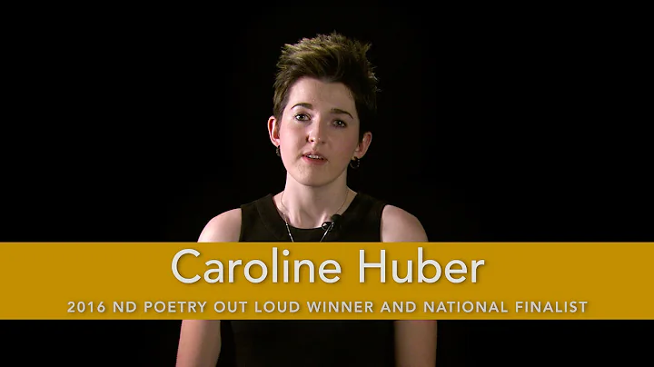 Caroline Huber: 2016 ND Poetry Out Loud Winner and...
