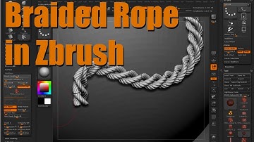 #Zbrush Make braided rope in Zbrush / Zbrush Tips