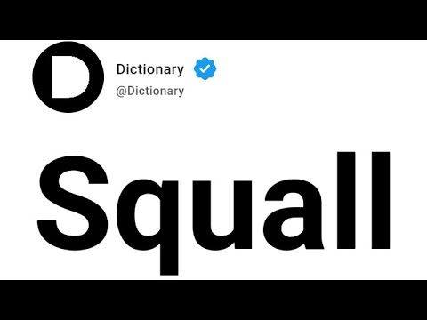Squall Meaning In English